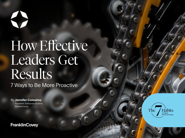 How effective leaders get results